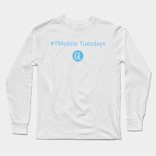 TMobile Tuesdays trendy hashtag Long Sleeve T-Shirt